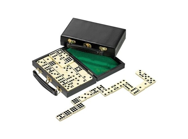 Domino Dubbel 9 i koffert - 55 delar 